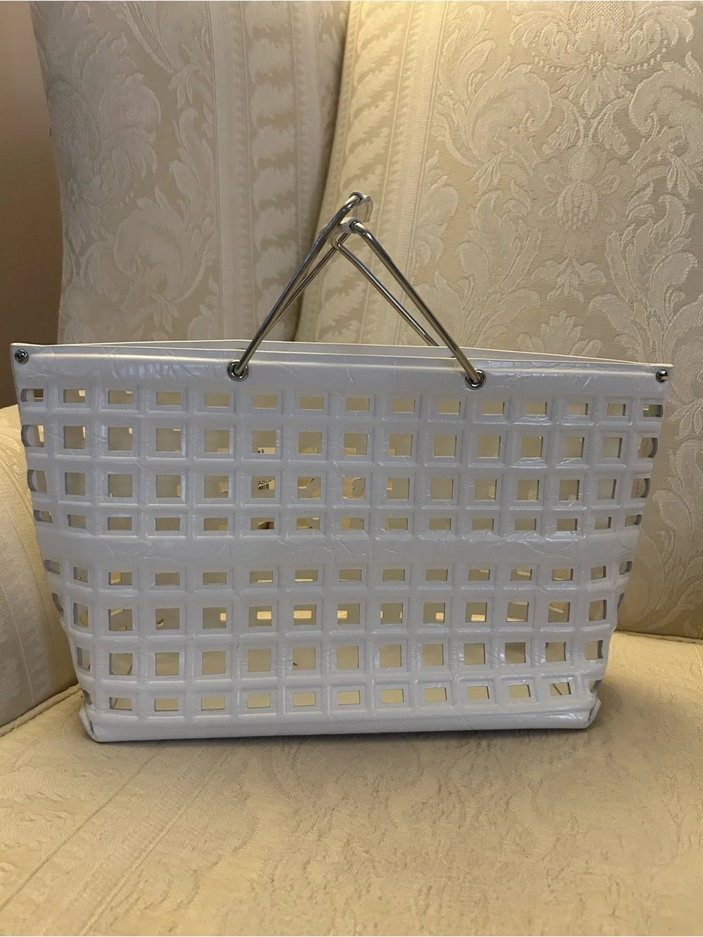 Insanely cute! Tory Burch ELLA CROC-EMBOSSED MARKET TOTE